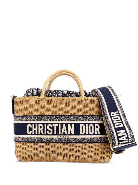 bolsa cesta dior wicker preco|bolsa satchel Oblique Wicker Basket Bag 2020.